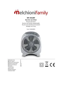 Notice Melchioni MF 2412BF Ventilateur
