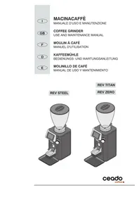 Notice Ceado REV TITAN Moulin à café