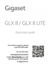 Notice GIGASET GLX 8 Handy