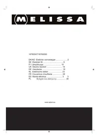 Notice Melissa 16760050 Couverture/coussin chauffant