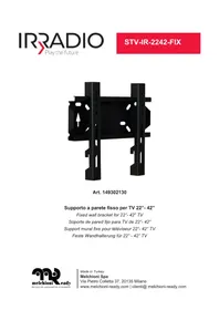 Notice Irradio STVIR2242FIX Support écran plat