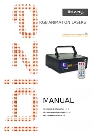 Notice IBIZA SOUND SCAN1100RGB Beleuchtung