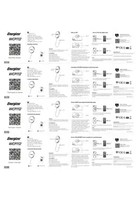 Notice ENERGIZER WCP112 Chargeur téléphone portable