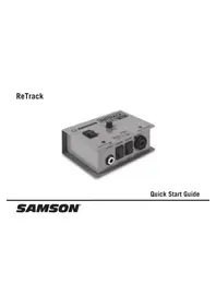 Notice SAMSON RETRACK Équipement audio