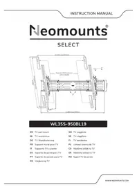 Notice NeoMounts WL35S950BL19 Support écran plat