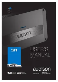 Notice AUDISON SR 4.500 Recepteur