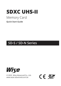 Notice Wise SDS256 Carte mémoire