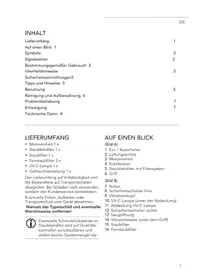 Notice Cleanmaxx 12399 Vacuum Cleaner