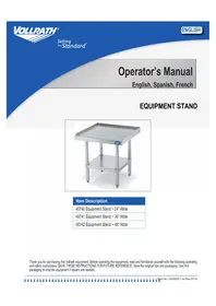 Notice Vollrath 40741 Unidad de almacenamiento