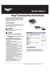 Notice Mirage 59651 Cuisinière