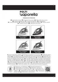 Notice POLTI VAPORELLA QUICK Q100 Fer à repasser