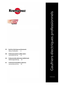 Notice KRAMPOUZ BUBBLE WECAUAOA Gaufrier