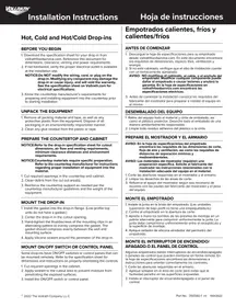 Notice Vollrath 36352 Appareil électroménager encastrable