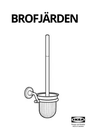 Notice IKEA BROFJÄRDEN 105.815.50 Brosse WC