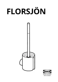 Notice IKEA FLORSJÖN Brosse WC