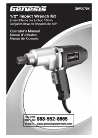 Notice Genesis GIW3075K Outils multifonctions
