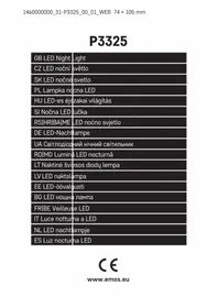 Notice Emos P3325 Lampka nocna