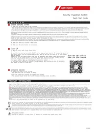 Notice Hikvision ISDSC100100SH4CVL Système de sécurité