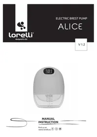 Notice Lorelli ALICE Tire-lait électrique