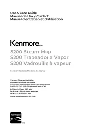 Notice KENMORE SM2060 Balai vapeur