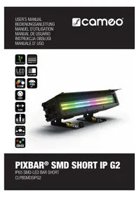 Notice Cameo PIXBAR SMD SHORT IP G2 Iluminación