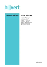 Notice Hillvert HTFP50W2000 Pompa wodna