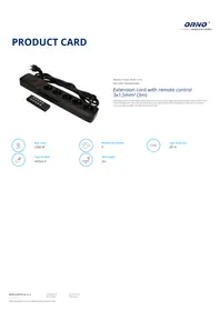 Notice ORNO ORAE13132 Multiprise électrique