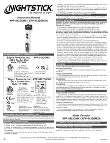 Notice NightStick XPP5422GMX Lampe de poche