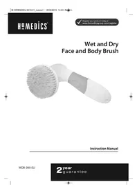 Notice HOMEDICS WDB300EU Elektrisk børste