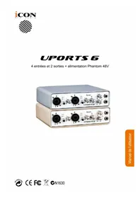 Notice icon UPORTS 6 Interface audio