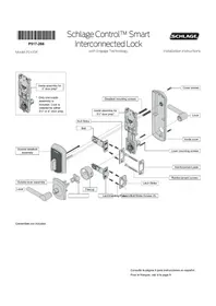 Notice Schlage FE410 Serrure connectee