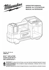 Notice MILWAUKEE M18 284820 Pump