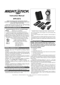 Notice NightStick XPR5572R Lampe