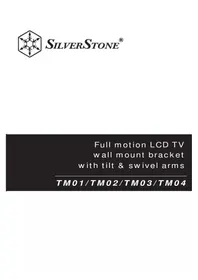 Notice SILVERSTONE TM02 Support mural pour téléviseur
