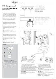 Notice AKASA AKICR25 USB hub