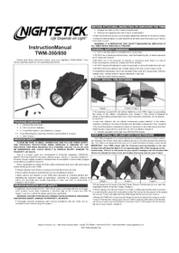 Notice NightStick TWM350S Lampe