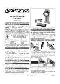 Notice NightStick XPP5570RA Lampe