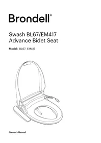 Notice Brondell SWASH SELECT BL67 Baño