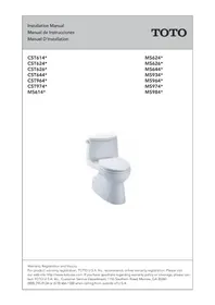 Notice TOTO ECO SOIRéE MS964124CEFG Toilette