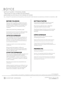 Notice Signature Hardware GREYFIELD 481138 Baignoire