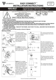 Notice Canarm MARCELLA IOL322 Éclairage