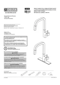 Notice DELTA 19825LF Robinetterie