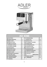 Notice ADLER AD 4390 Kaffemaskine