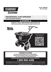 Notice Chapin 88300 Epandeur de sel