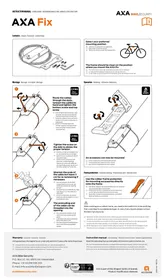 Notice AXA FIX Accessoire pour vélo