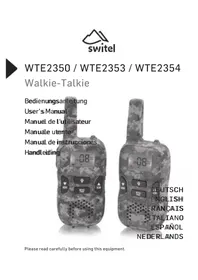 Notice SWITEL WTE2353 Talkie-walkie
