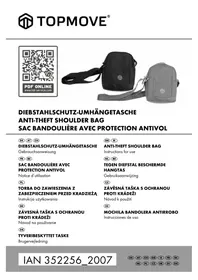 Notice Topmove IAN 352256 Sac bandoulière