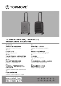 Notice Topmove IAN 331734 Valise cabine à roulettes