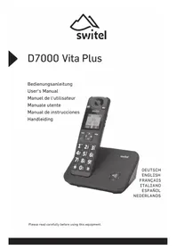 Notice SWITEL D7000 VITA PLUS Phone
