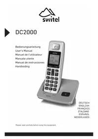 Notice SWITEL DC2000 Téléphone